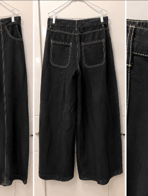 Calça Preta Wide Leg — Jeans & Calças