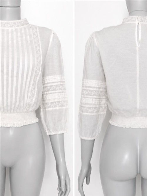 Blusa Branca de Renda — Blusas & Casacos