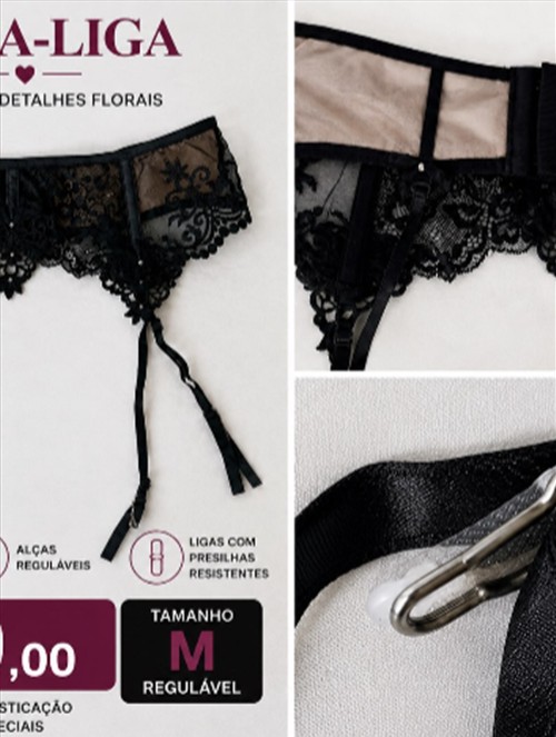 Cinta-Liga de Renda — Lingerie
