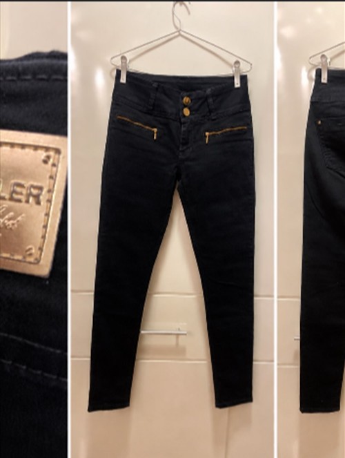 Calça Jeans Preta — Jeans & Calças