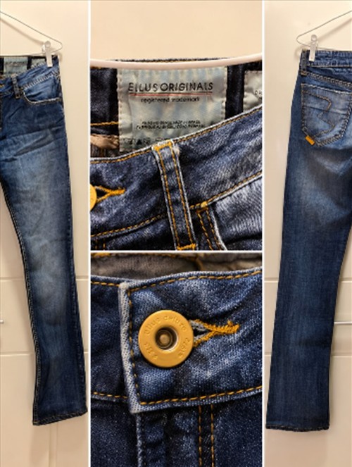 Calça Jeans Reta Escura — Jeans & Calças